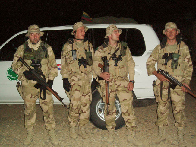 croatian army military police afghanistan 2008
